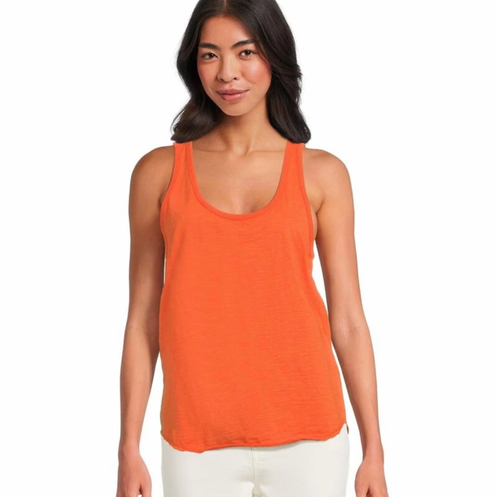 Michael Kors Vibrant Orange Tank Top